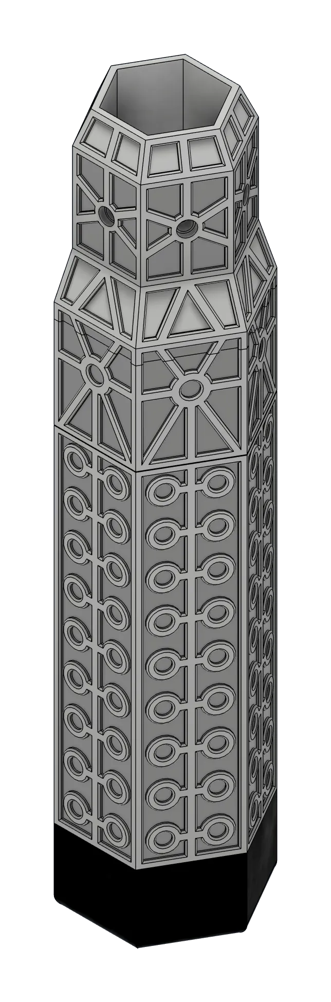 Render of the Art Deco foot
