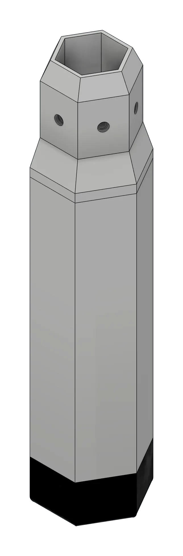 Render of the plain Undecorated foot