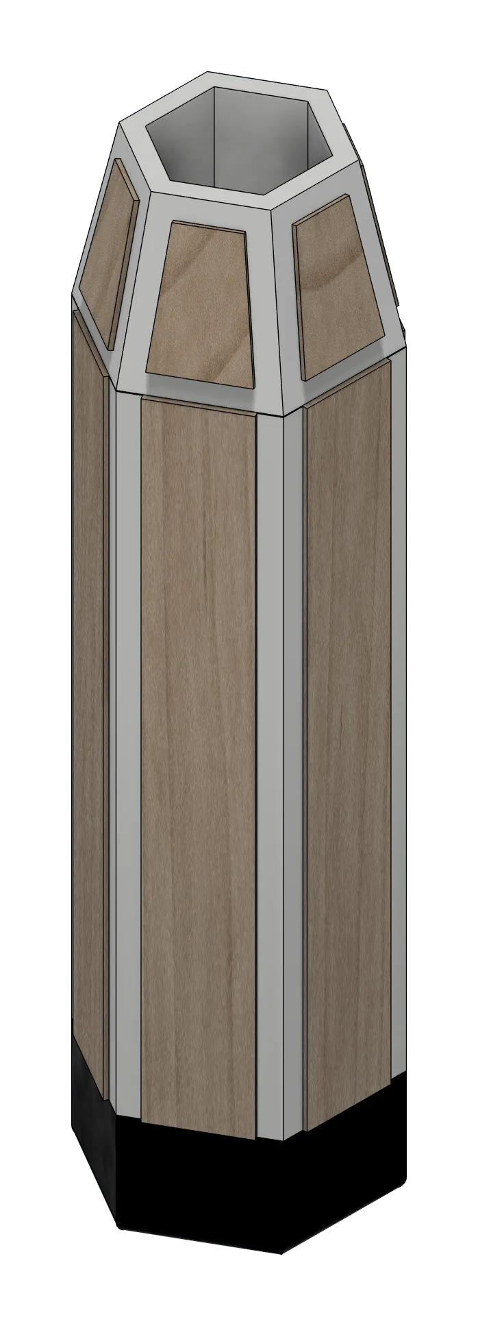 Render of the Wood Panels foot
